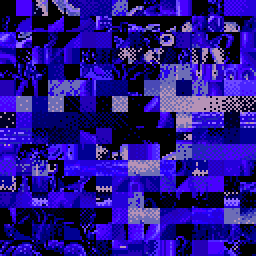 tile pattern blue