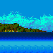 the enchanted sea level map background