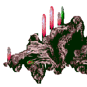 treasure caves level map foreground