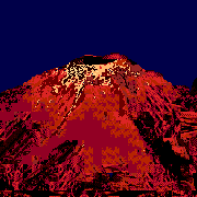 volcano-bay level map background