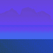 cold water level map background