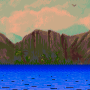 jurassic beach level map background