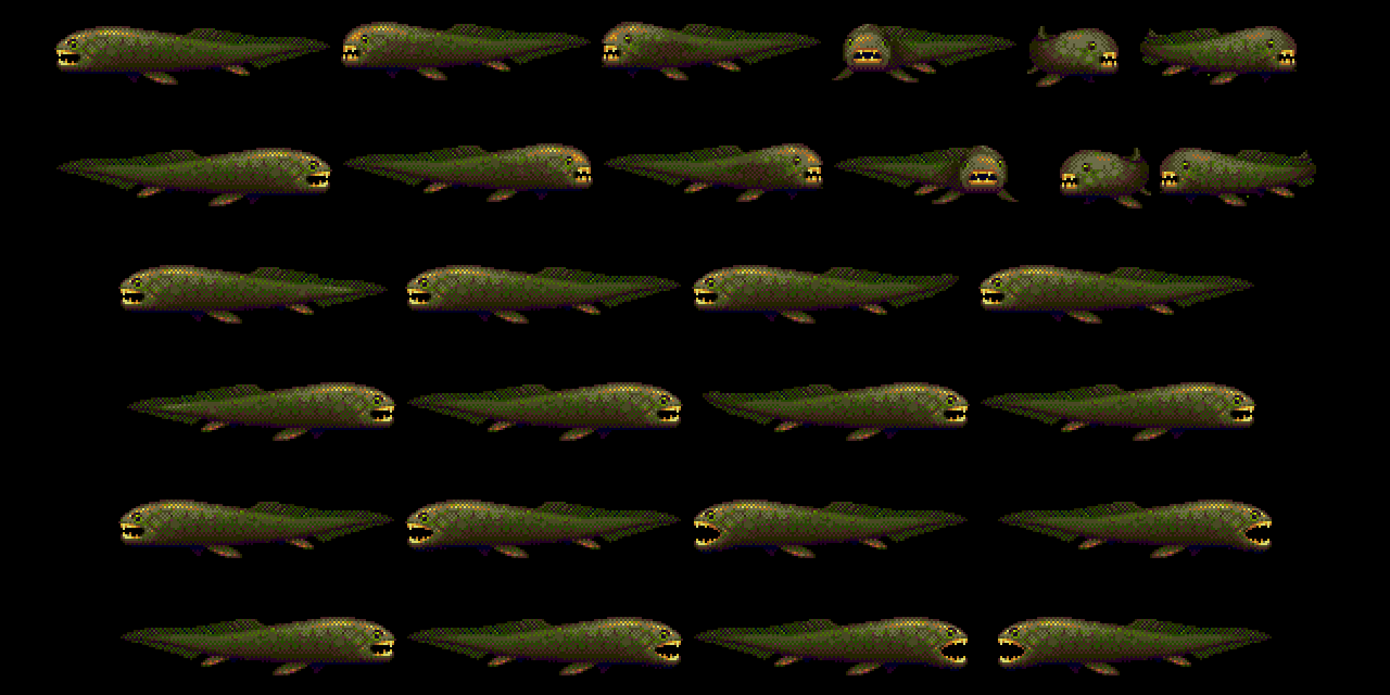 ecco the dolphin sprites